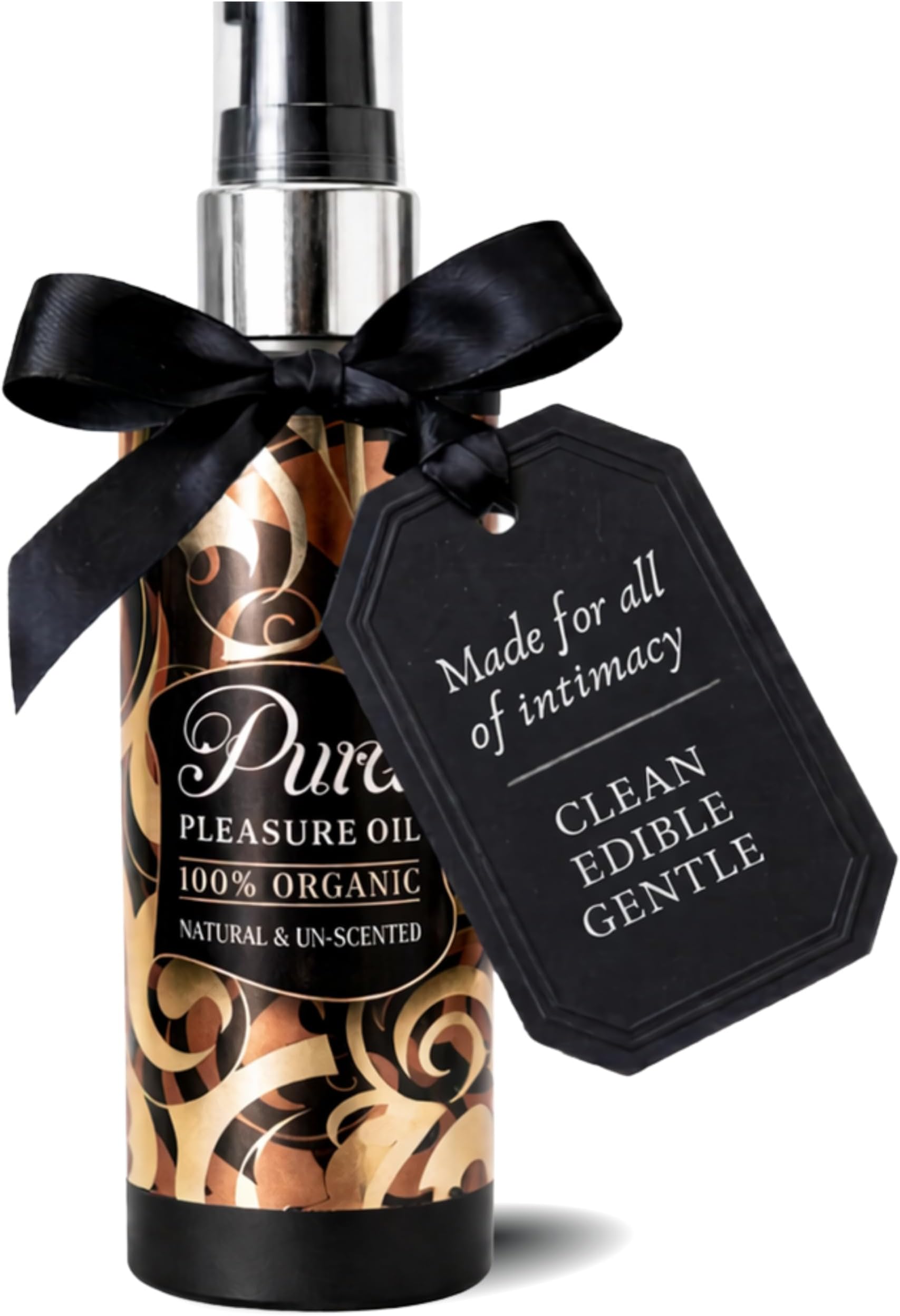 Massage Oil for Date Night, Intimate 2-in-1 Massage Oil and Lubricant, Ultra Clean, Edible, Gentle for Sensitive Skin