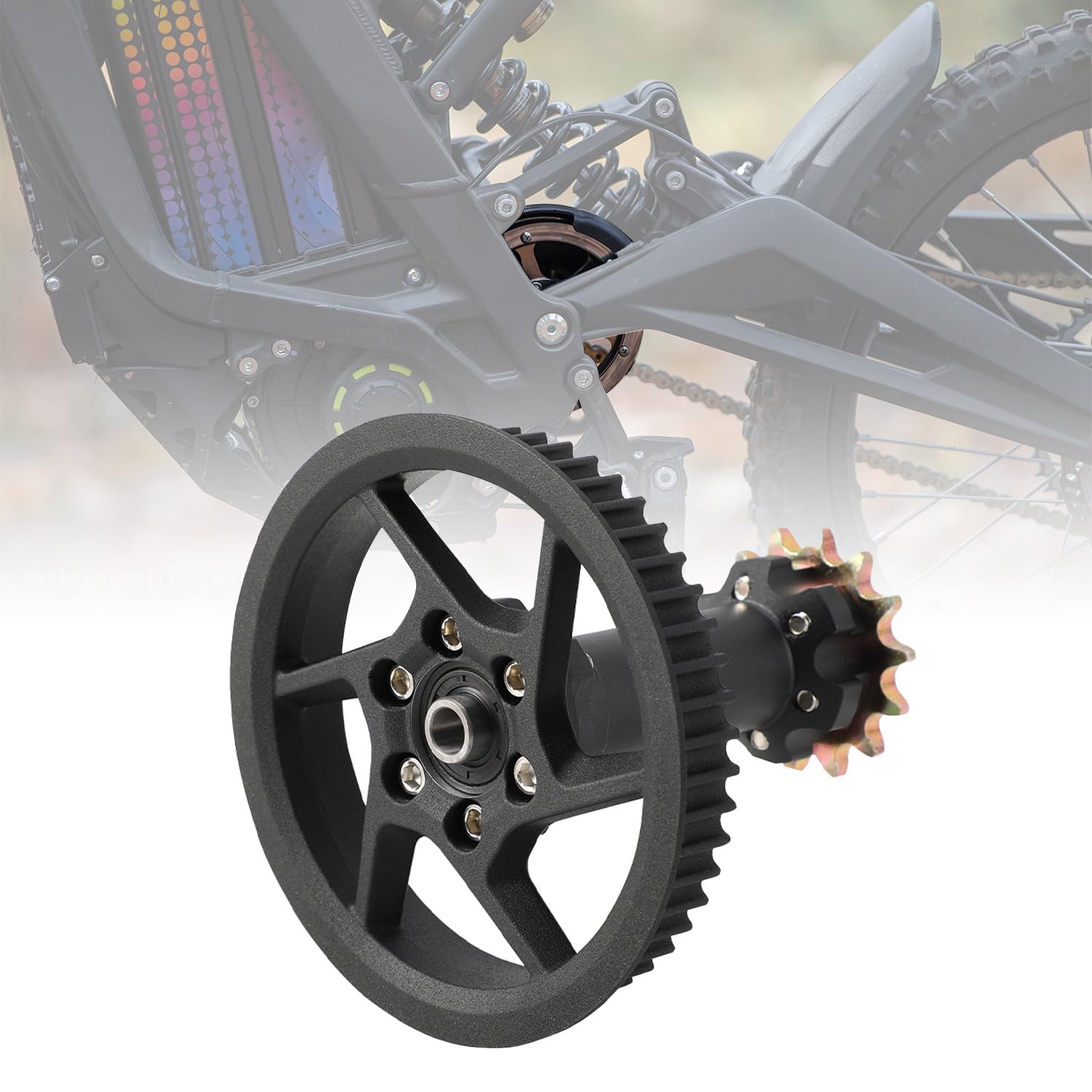 Gruppo Manica Inferiore ASSE Moto,Gruppo ASSE Centrale Albero Motore per Bici Elettrica Sur Ron Light Bee S/X