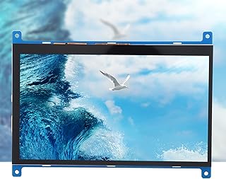 ASAHTA Raspberry Pi Touch Screen,Highlight IPS Capacitive Touch Screen with Wide Viewing Angle for 4B/3B, 7- Inch IPS Wide Viewing Angle HD Screen