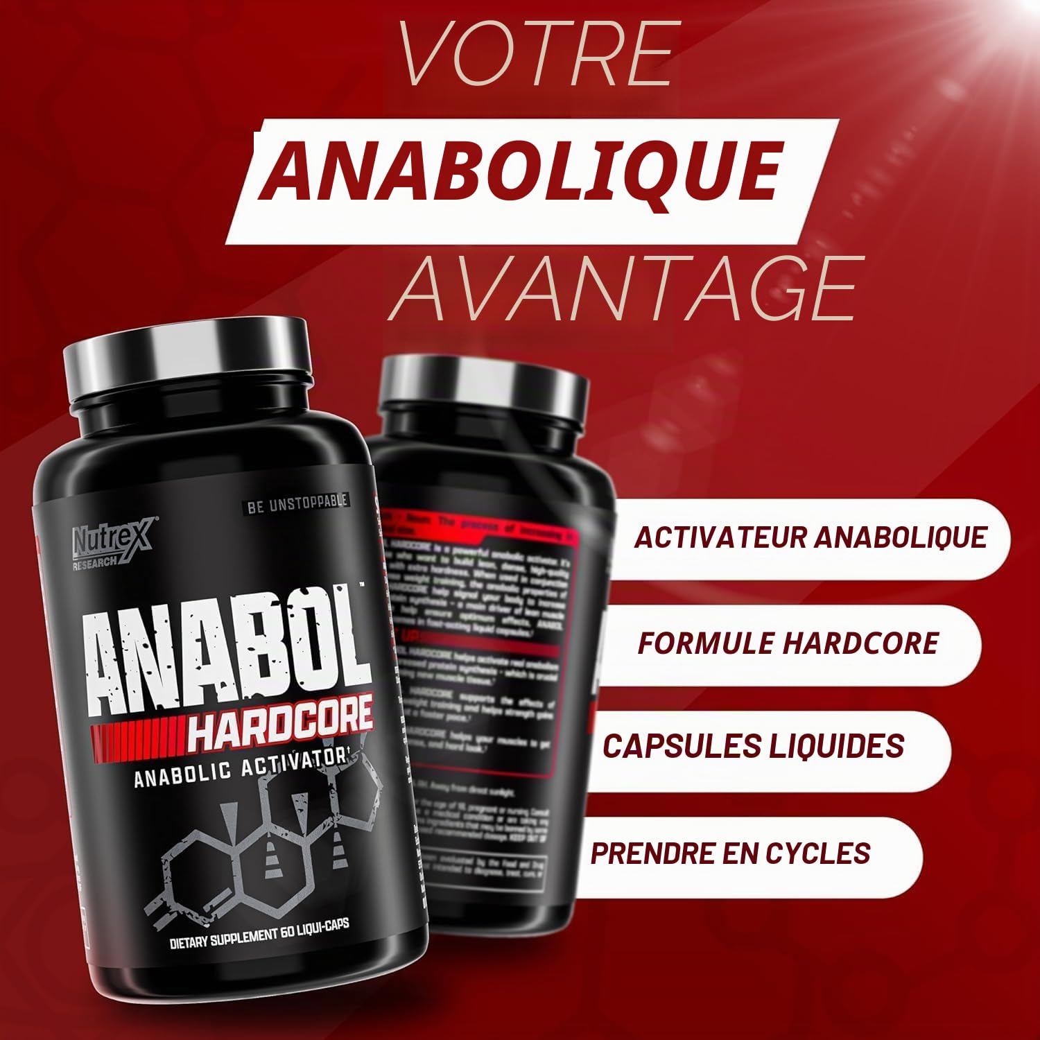 Nutrex Research Anabol Hardcore 60 Capsules