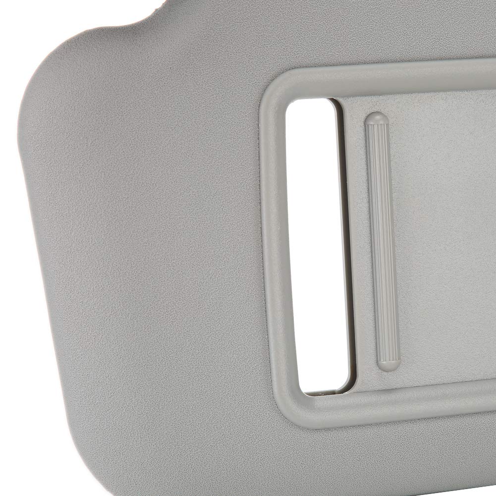 Visera Solar del Lado Izquierdo del Conductor, KIMISS 74320‑42501‑B2 Parasol Parasol Visera Solar para Coche Reemplazo de Visera para RAV4 2006-2009 Gris