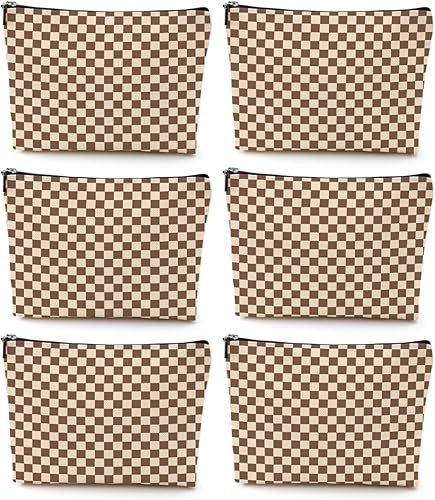 Miniatura 7 de Bolsa de maquillaje a cuadros retro colorida para mujeres, hermana, amiga, Navidad, cumpleaños, Cuadros 1253 Cuadros 1253,Cuadros 1250,Cuadros