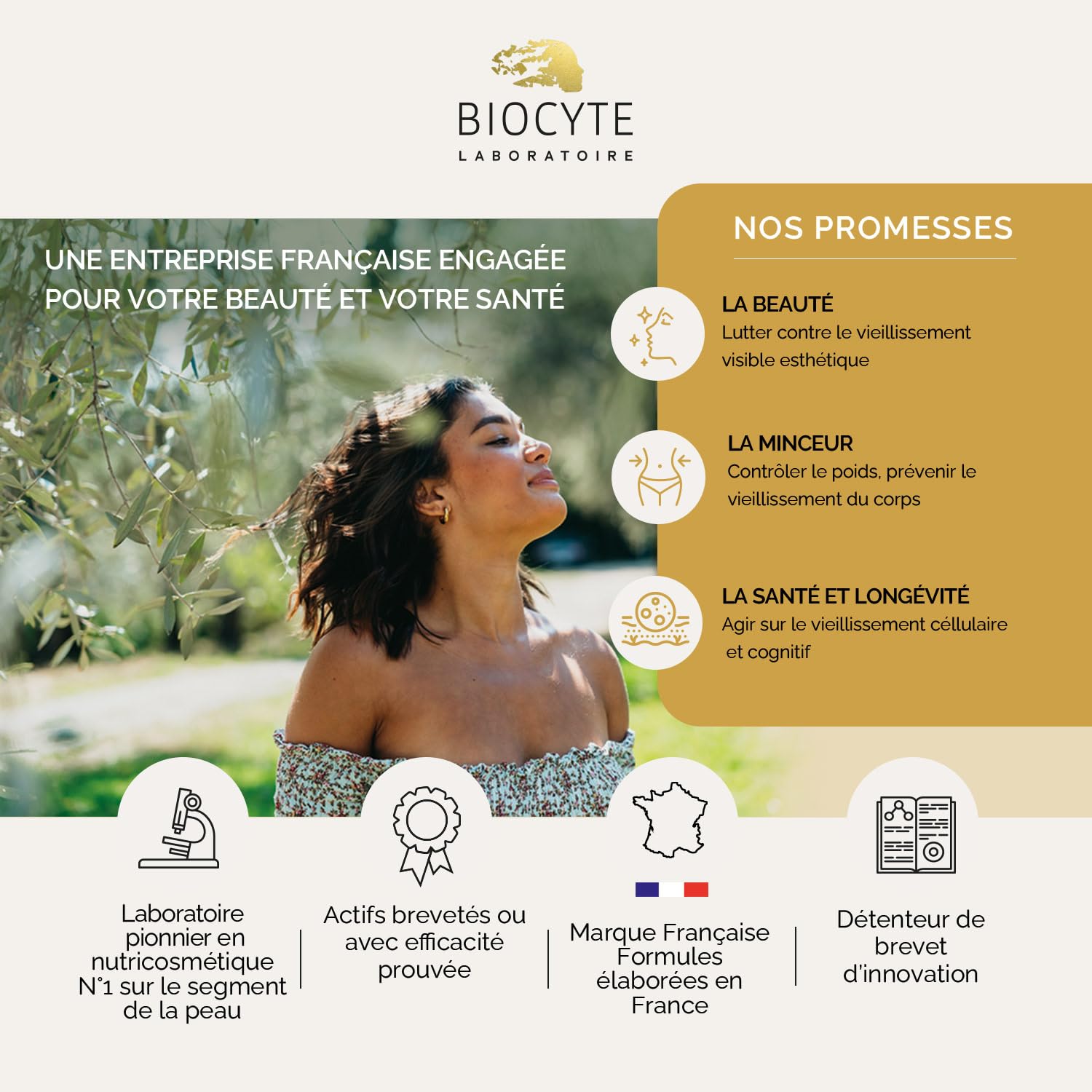 BIOCYTE Collagen Shot – Hidrata, rellena las arrugas, tonifica la piel – Complemento alimenticio de colágeno marino, ácido hialurónico, vitamina C y E, zinc – 1 vial al día – Programa 10 días