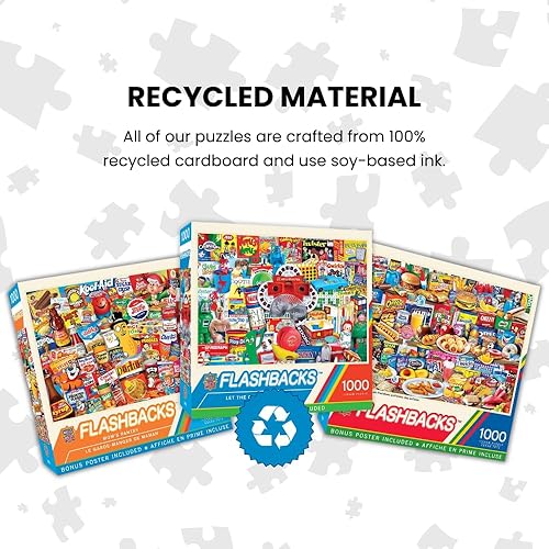 Miniatura 6 de MasterPieces - Rompecabezas de 1000 piezas, golosinas de helado, diversión para adultos, familia, niños, acabado antirreflejo, 19.25 x 26.75 pulgadas