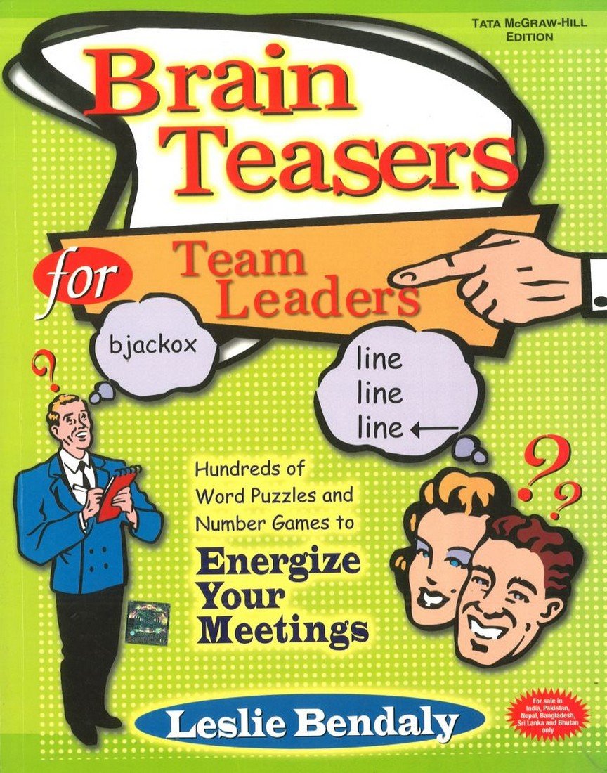 Buy Brain Teasers for Team Leaders Hundreds of Word Puzzles and Number