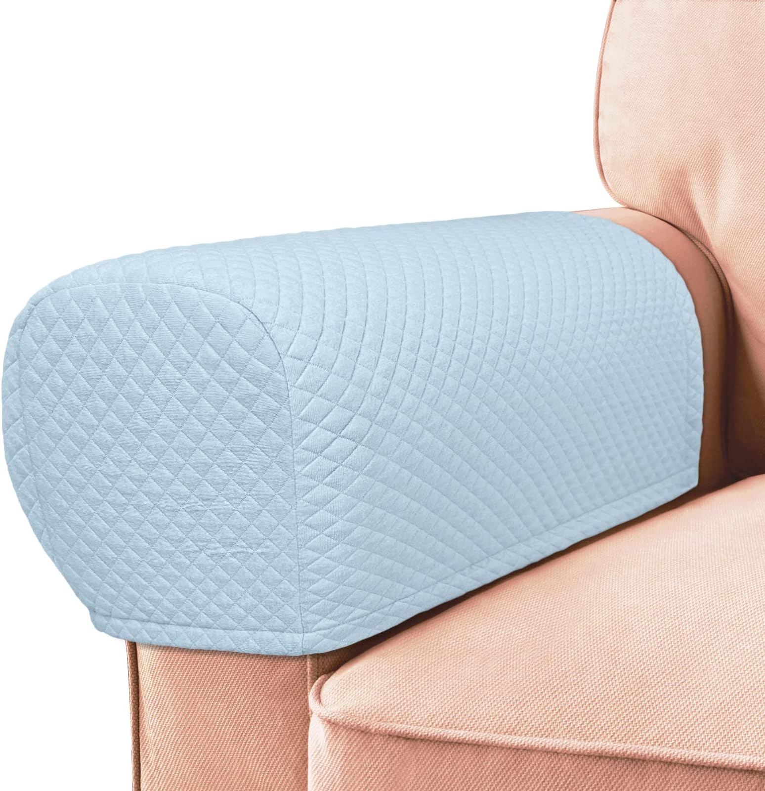 GAMUKAI Stretch Armrest Covers Velvet Arm Covers for Chairs