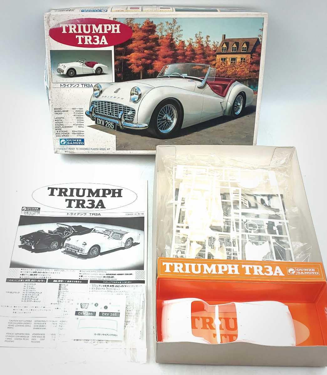 Amazon.co.jp: SANGYO 1/24 トライアンフ TR3A ディスプレイモデル