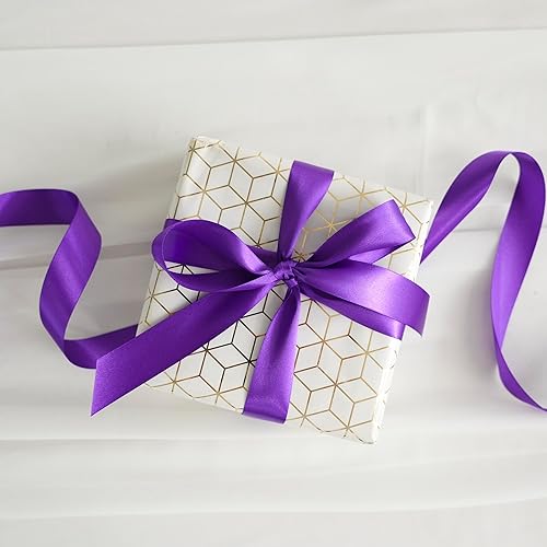 Vista 822 de MEEDEE Orange Satin Ribbon - 1.5 inch Double Faced Satin Ribbon, 50 Yards - Neon Tangerine - For Christmas, Thanksgiving, Halloween, Weddings