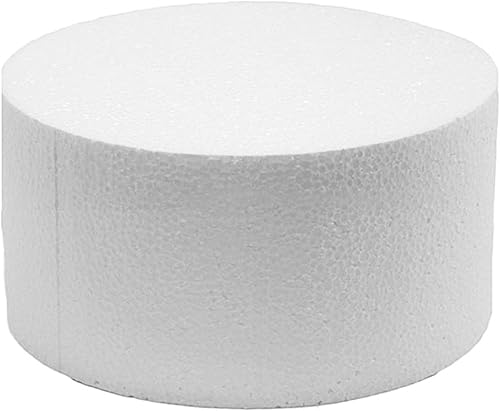 Global Sugar Art Cake Dummy Redondo, 8 x 5 Pulgadas