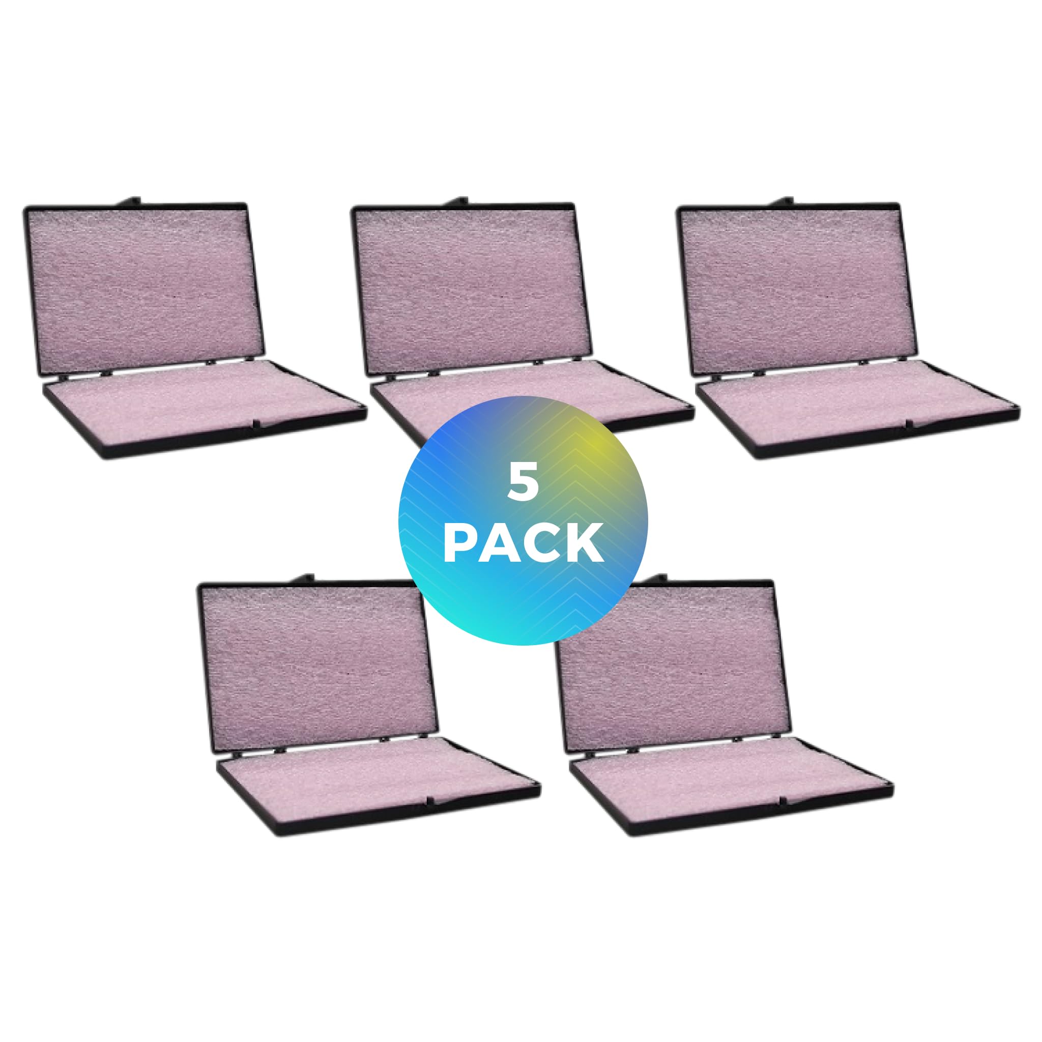 Caja de almacenamiento antiestática para componentes electrónicos, caja rígida con tapa negra con bisagras, funda protectora con espuma, 6 pulgadas de largo x 4 pulgadas de ancho x 1/2 pulgadas de