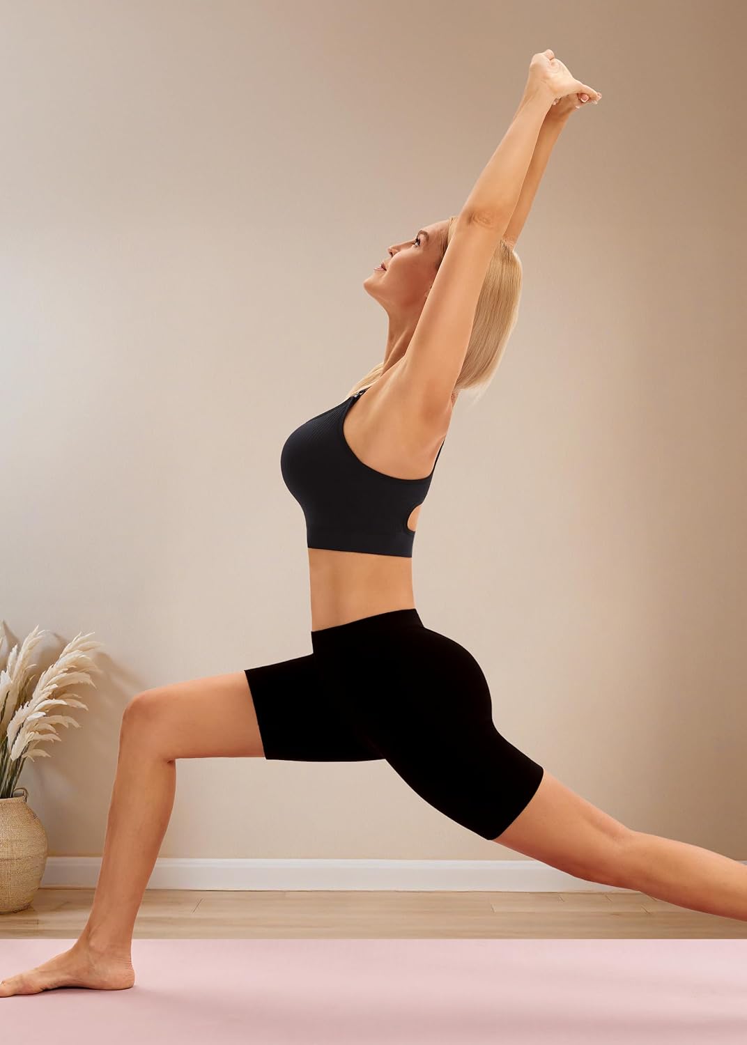 Angelhood Nursing Sports Bras for Breastfeeding, Ribbed Support Maternity Bra Wireless Seamless Sleep Bralette for Pregnancy - Image 6