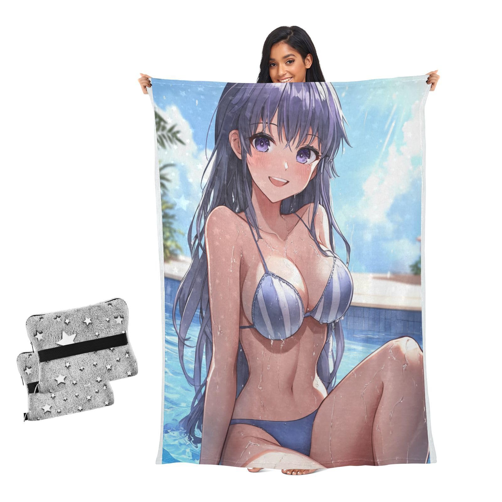 Couverture douce pour canapé et jeté de lit pour homme et femme