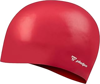 Phelps - MP Classic, Cuffia da Piscina Unisex-Adulto, Rosso, Taglia Unica