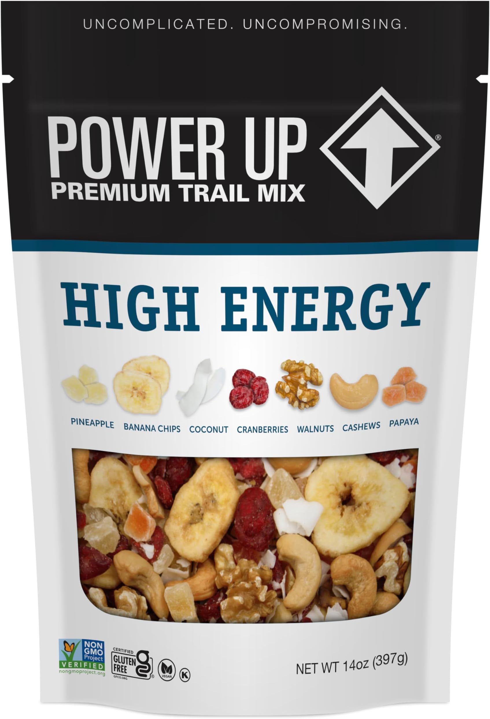 Power Up Premium Trail Mix High Energy Trail Mix 14oz