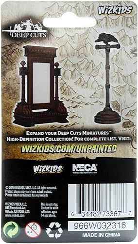Miniatura 2 de WizKids Deep Cuts Unpainted Miniatures Terrain: Wave 5: Mirror & Bird on Stand