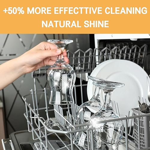 Miniatura 4 de Hojas de detergente para lavavajillas Fresh Breeze 120 cargas, paquete de 2 cápsulas prácticas sin líquidos, polvo respetuoso con el medio ambiente