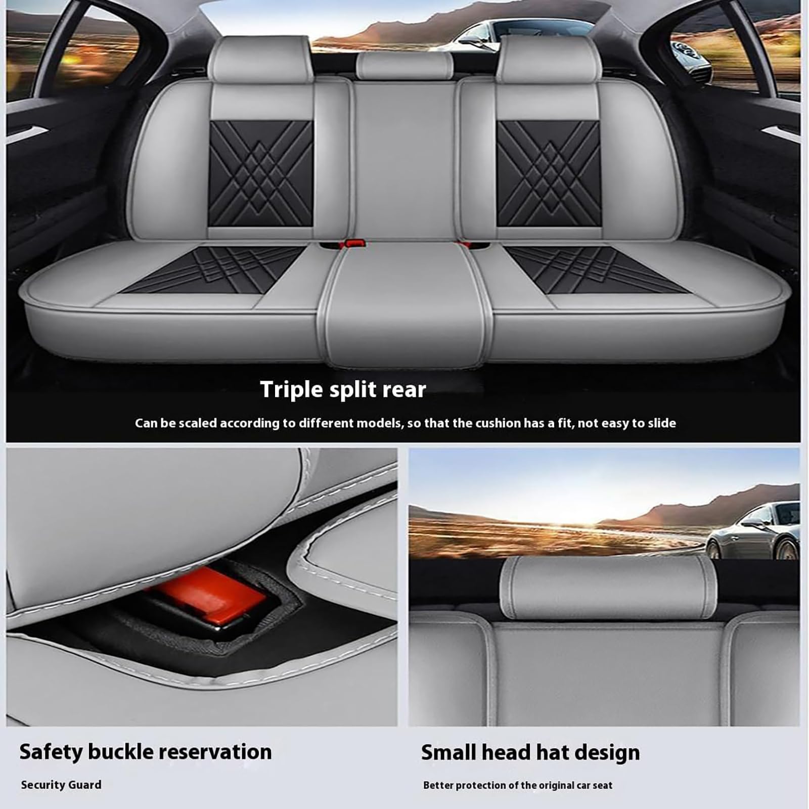 Housse Siege Auto pour BYD Atto 2 DM-i 2025-2026 | Couvre siege voiture accessoires interieur auto protection siege de vehicule haut de gamme universelle antiderapant durable
