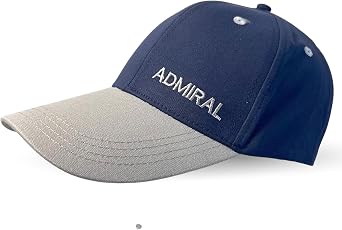 Thorness Admiral Adjustable Navy Blue Baseball Cap, Classic Unisex Cotton hat for Casual, Sports & Outdoor wear, Navy Blue, One Size