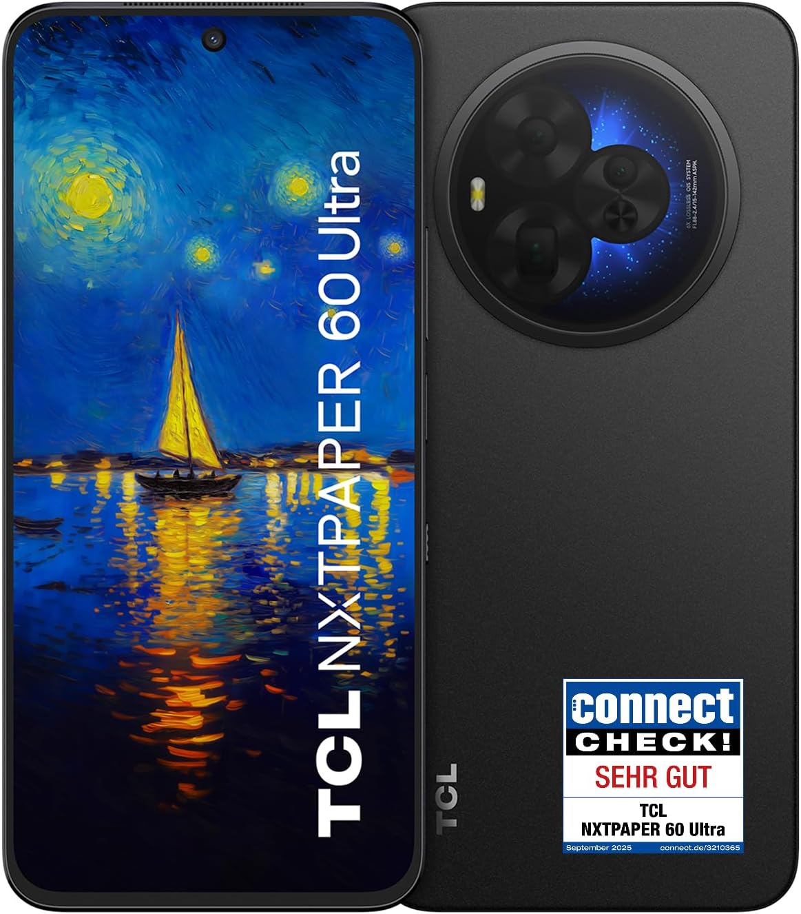 – TCL NXTPAPER 60 Ultra 5G Android Smartphone,7.2" FHD+,12GB RAM+256GB ROM,Eye Care Phone,Nebula Black
