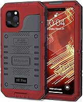 Vista 18 de Mitywah Funda impermeable para iPhone 12 Pro, carcasa resistente a los golpes con protector de pantalla incorporado, funda metálica de cuerpo