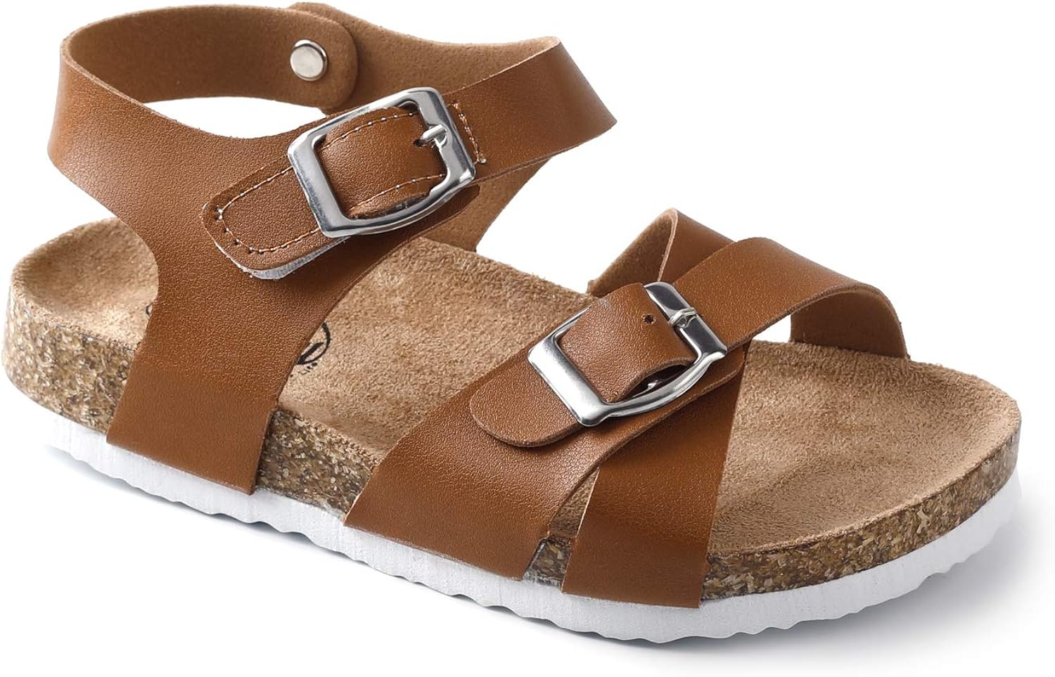 Trary Boys Girls Flat Sandals with Cork Footbed and Adjustable Straps for Little Kids : Toys & Games