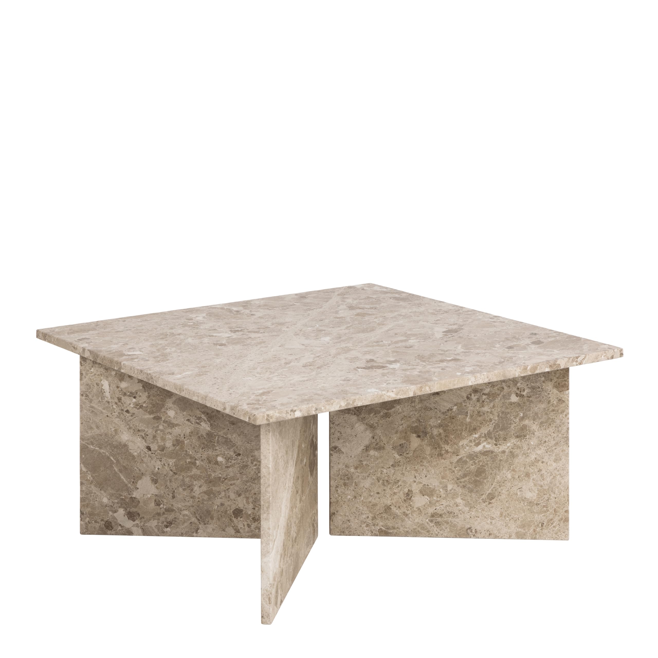 Furniture To Go | Vega, Brown Marble, Square Coffee Table