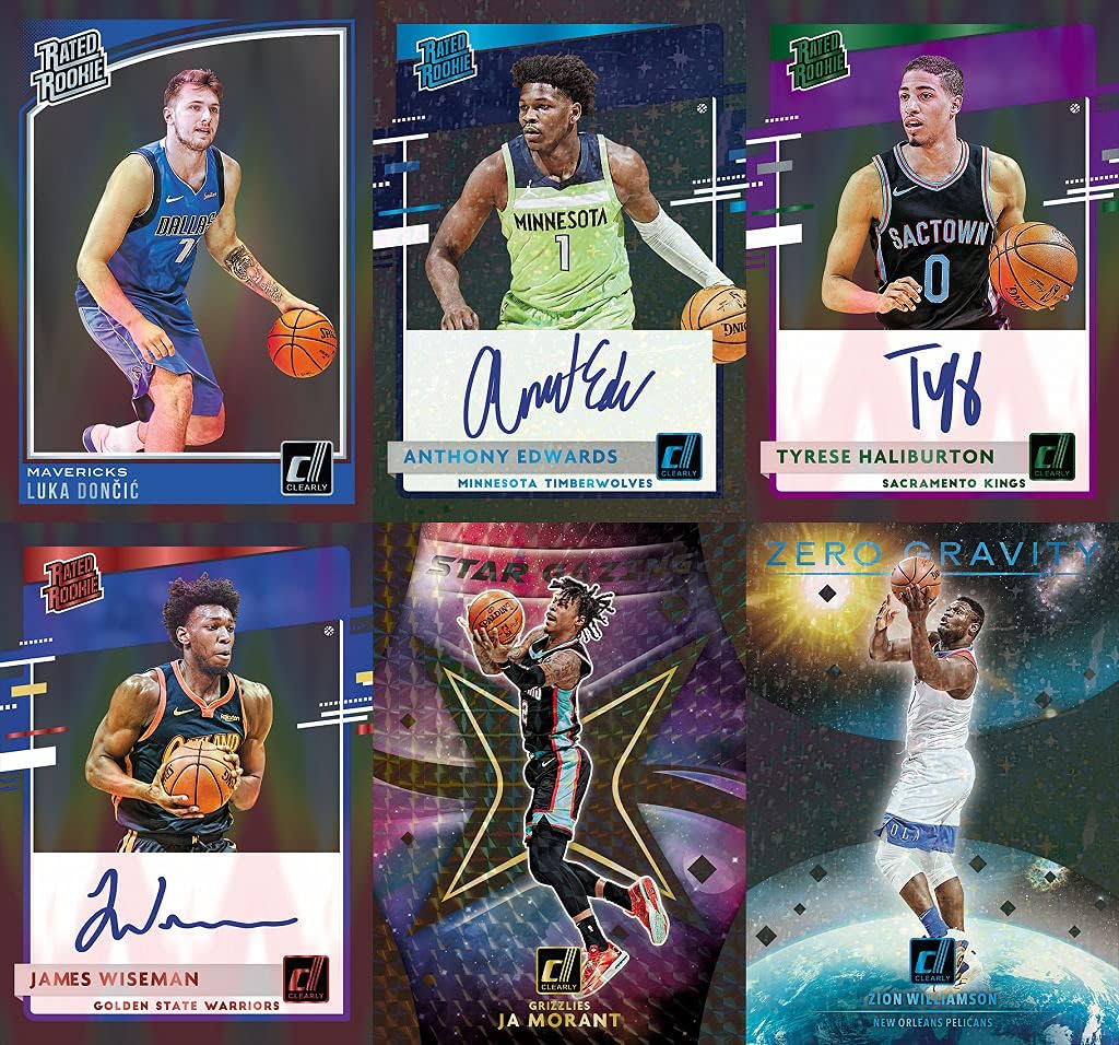 2020/21 Panini Clearly Donruss NBA Basketball HOBBY box (4 pks/bx, 20 total cards/bx)