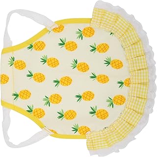 Pet Vest, Make The Chickens Feel Warm Hen Aprons Designed with Elastic Band Make The Feathers Grow Better for Home for Outdoors for Daily for Chicken(Pineapple)
