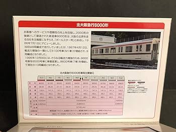 Amazon.co.jp: 鉄道コレクション北大阪急行 8000形 2両セット 中間