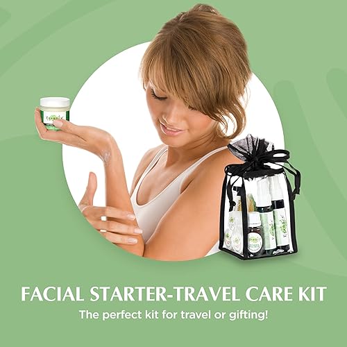 Miniatura 2 de Essance Kit de cuidado facial de viaje para principiantes, juego completo de cuidado de la piel con productos de cuidado de la piel de tamaño de