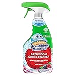 Scrubbing Bubbles Bathroom and Shower Cleaner Spray, Foaming Action Bathroom Grime Fighter Removing Soap Scum, Berry Burst Scent, 32oz