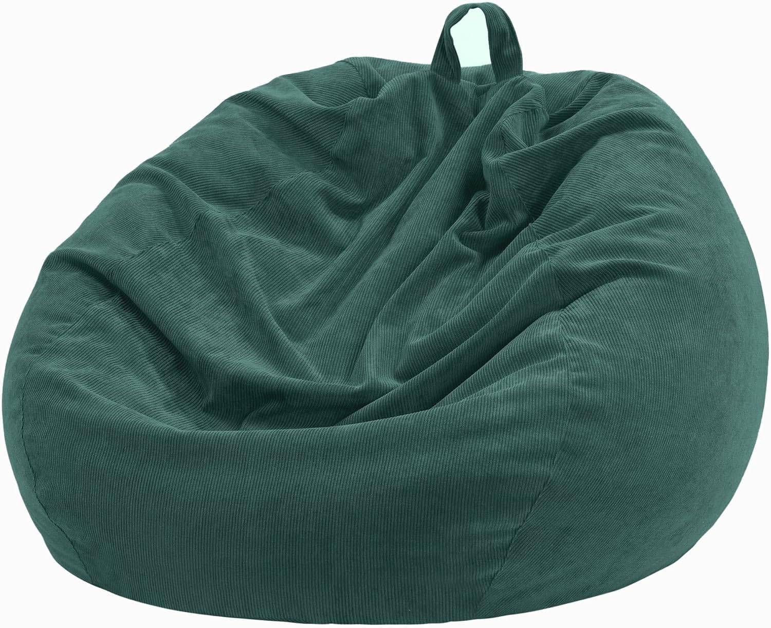 Nobildonna Sitzsack-Stuhlbezug (ohne Füllung) für Kinder und Erwachsene, Sitzsack, Stofftieraufbewahrung, ohne Füllung, Plüschtierhalter und Organizer, weicher Premium-Kordsamt, 200 l