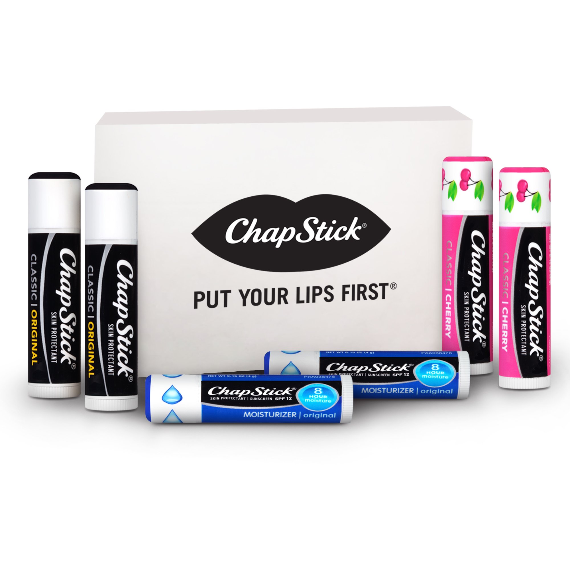 Amazon.com: Chapstick Classic Lip Care, 6Count, Includes
