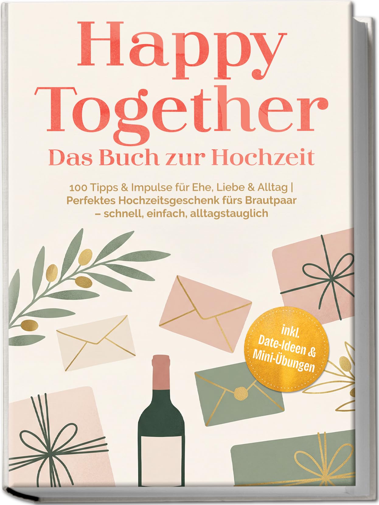 Happy Together – Das Buch zur Hochzeit: 100 Tipps & Impulse für Ehe, Liebe & Alltag | Perfektes Hochzeitsgeschenk fürs Brautpaar – schnell, einfach, alltagstauglich – inkl. Date-Ideen & Mini-Übungen