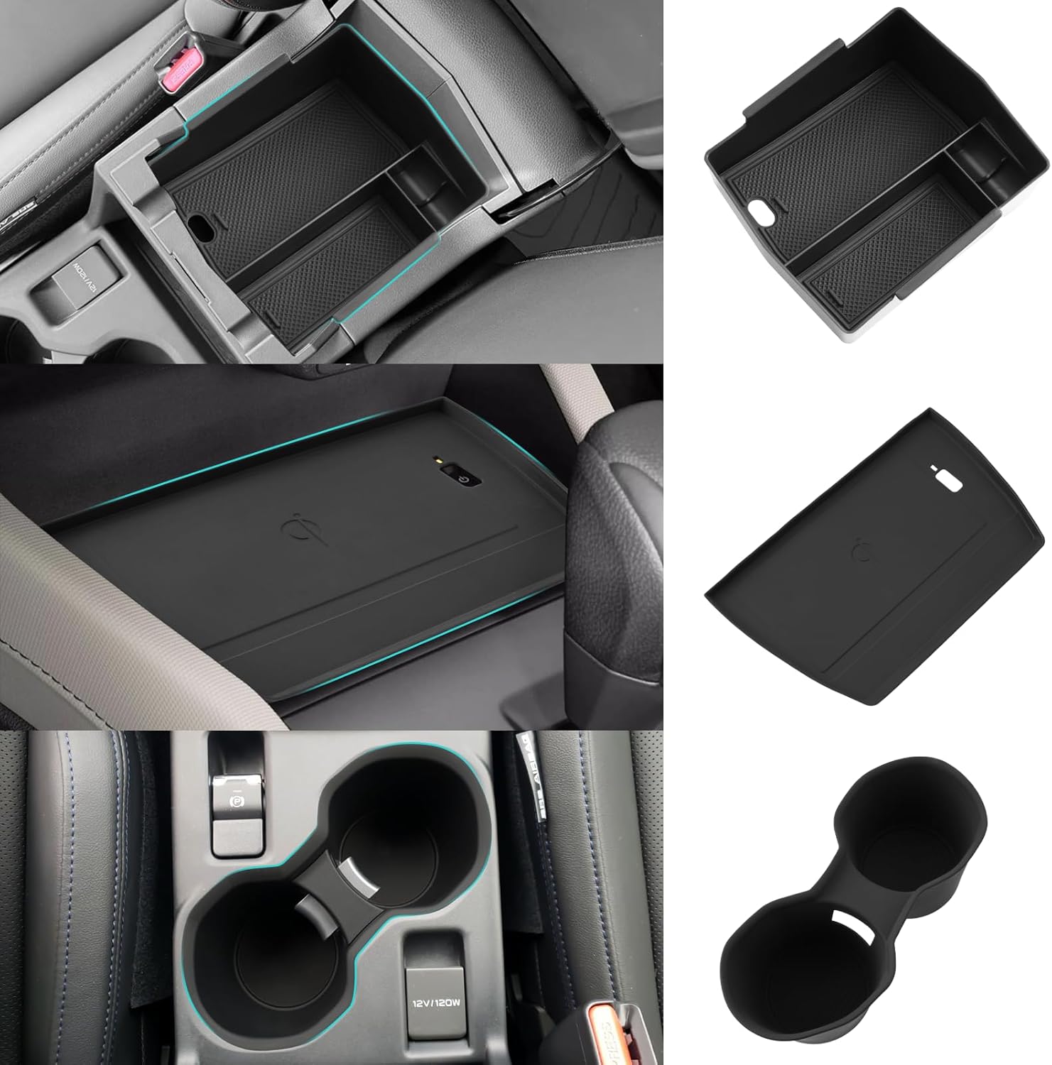 SHAOHAO 3 Pcs for 2025 Subaru Forester Center Console