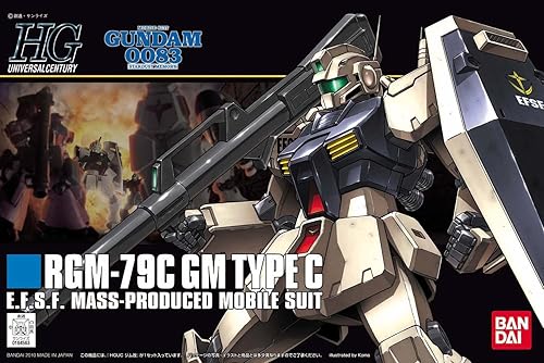 Bandai Hobby #113 RGM-79C GM Tipo C HGUC Figura de acción (escala 1/144)