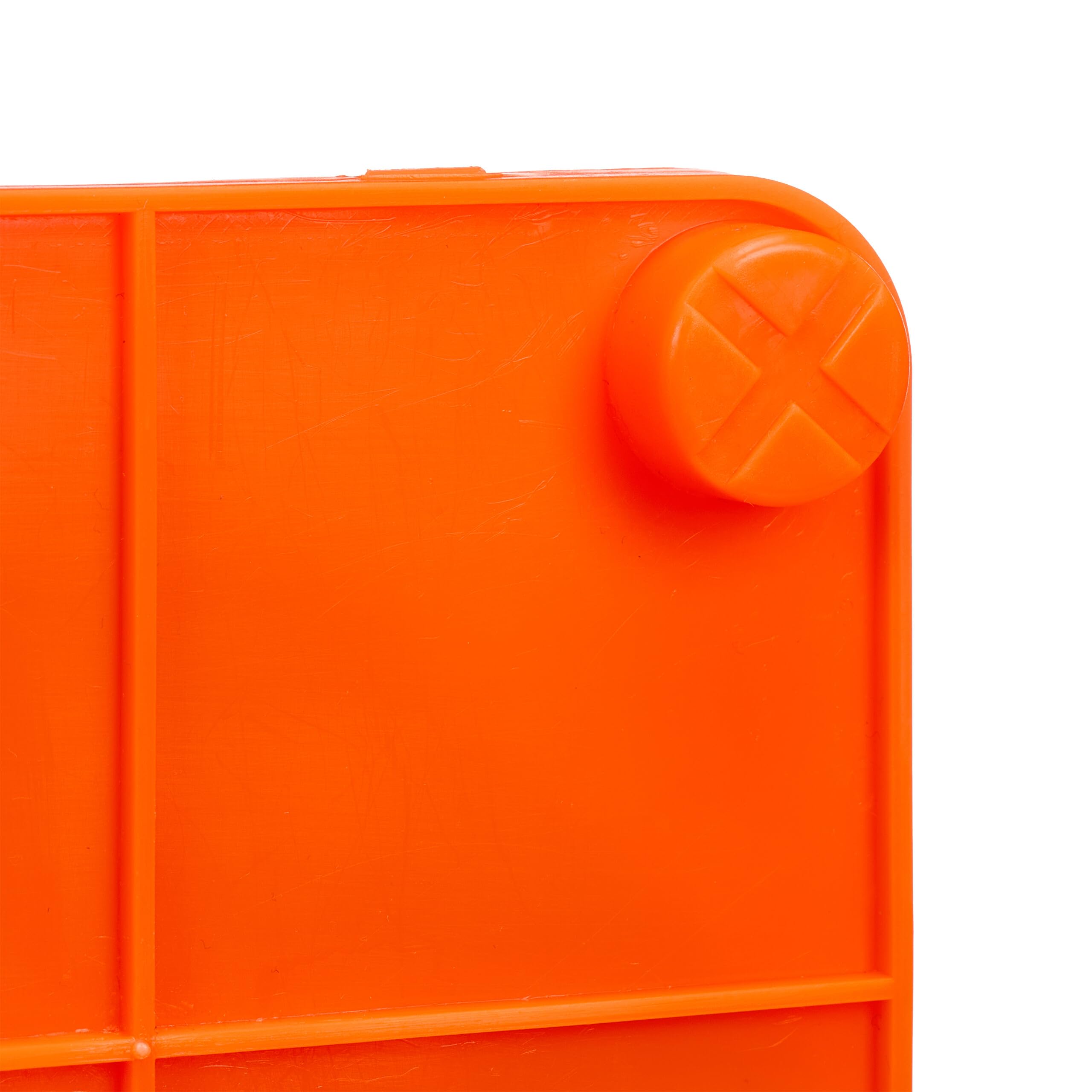 Relaxdays 4 x cônes Pliables, Bandes réfléchissantes, cônes de signalisation avec Sac, H x L x P : 70 x 29 x 29 cm, Orange, en Set