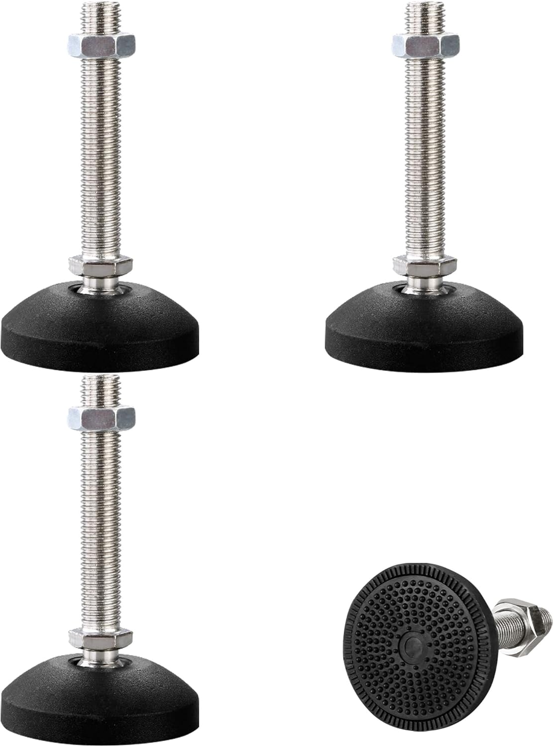 Amazon.com: AUXBC M12 Heavy Duty Leveler Feet 3.9" Adjustable Leveler ...