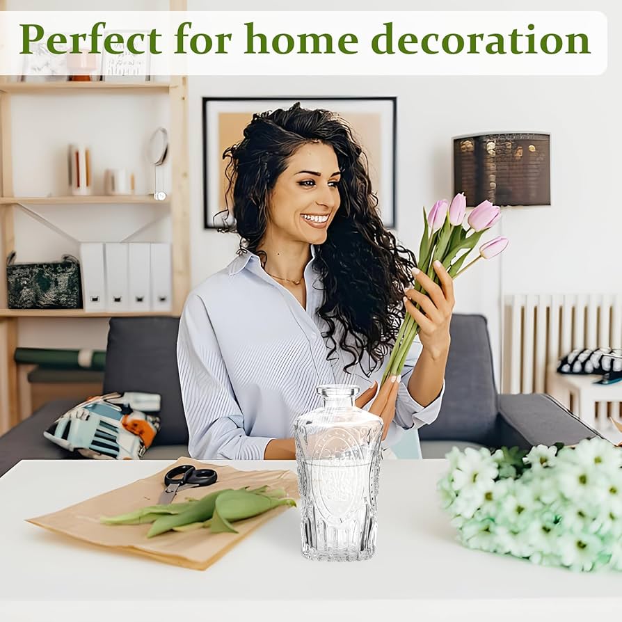 Amazon.com: RUCKAE Small Clear Bud Vases Bulk 22 Pack Mini