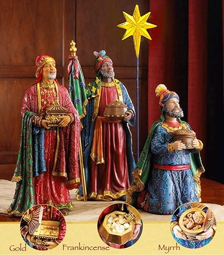 Miniatura 6 de Escena de la natividad completa con modelos de 7 pulgadas