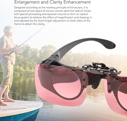 Miniatura 4 de Binocular Glasses Hands Free, Professional Binocular Glasses for Fishing, Bird Watching, TV, Sports, Concerts, Theater, and Sightseeing, Portable