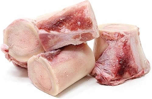Miniatura 7 de Raw Paws Pet - Huesos de médula congelada entera de carne de res de 4 pulgadas para perros grandes, 12 unidades  Huesos crudos congelados para