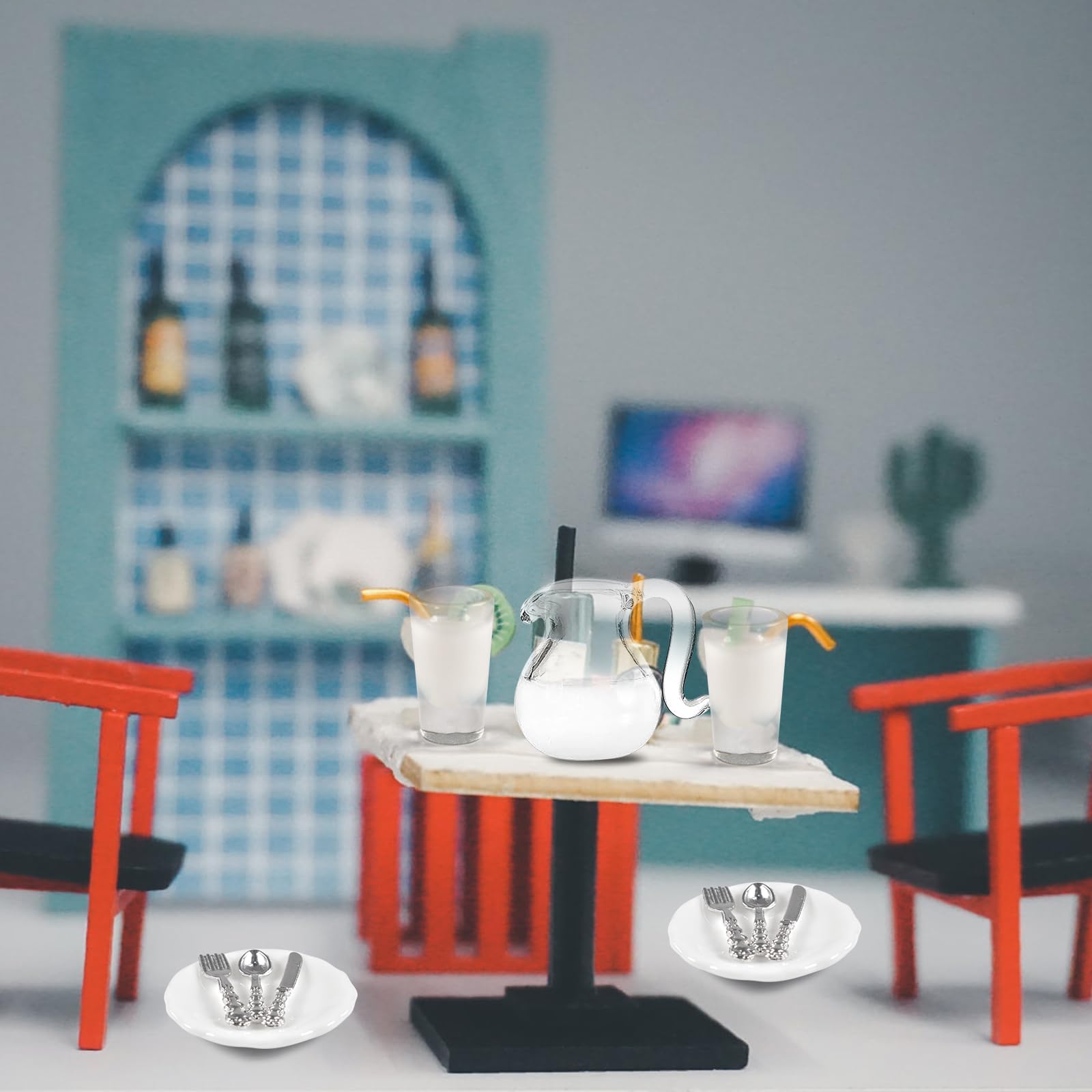 Set De 14 Accesorios De Cocina En Miniatura 1:12 Para Casa De Muñecas – Utensilios De Resina Realistas, Regalo Creativo