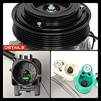 Vista 9 de A-Premium Compresor de aire acondicionado AC con embrague Compatible con Hyundai Elantra 1.8L 2011-2013, Kia Soul 2.0L 2012-2013