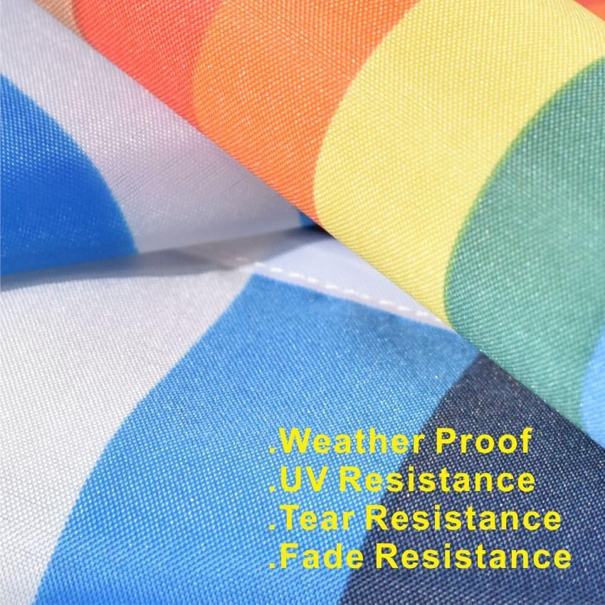 Rainbow Gay Pride Stick Flags Set, 15 Different LGBTQ Small Mini Hand Held Flags, 5x8 Inches, 75 Pack - Image 5