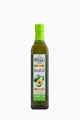 Miniatura 8 de De La Rosa Aceite de aguacate 100% puro, Kosher para Pascua, vegano, sin OMG y sin gluten, ideal para cocinar con alto punto de humo, primer aceite