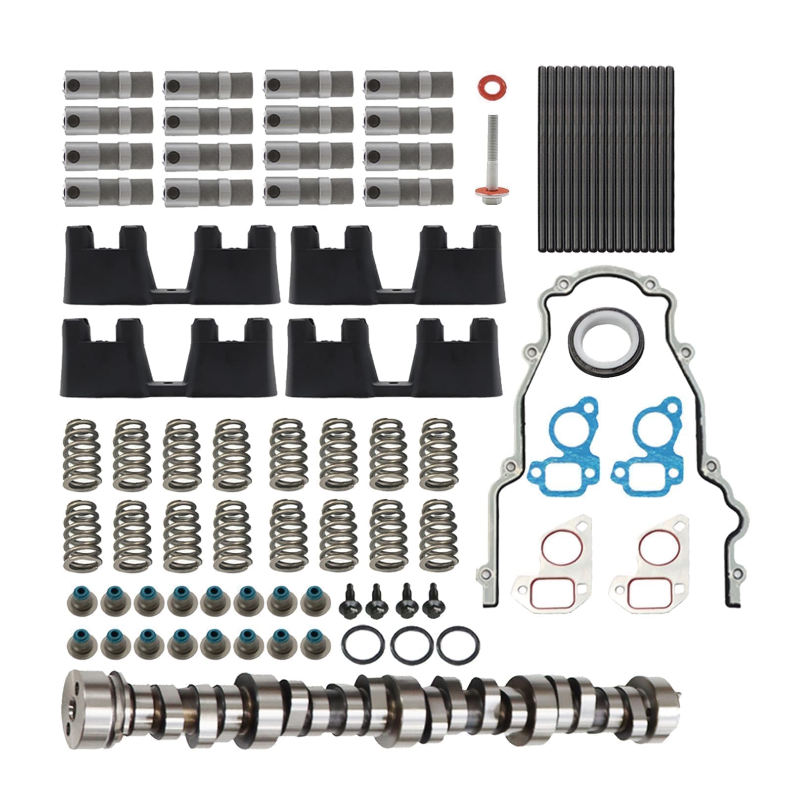 E1840P Sloppy Mechanics Stage 2 Camshaft Kit Compatible with Silverado Sierra LS LS1 LS2 LS3 LS7 LS6 LQ4 LQ9 LY5 LY6 LM7 4.8L 5.3L 6.0L 1997-2007 PAC-1218 HL2148S PR-15740S