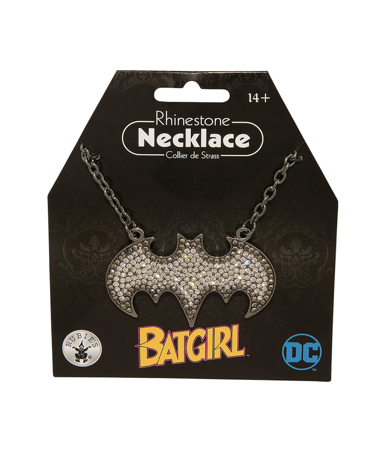 Generique - Łańcuszek Batgirl dla kobiet, biżuteria srebrna