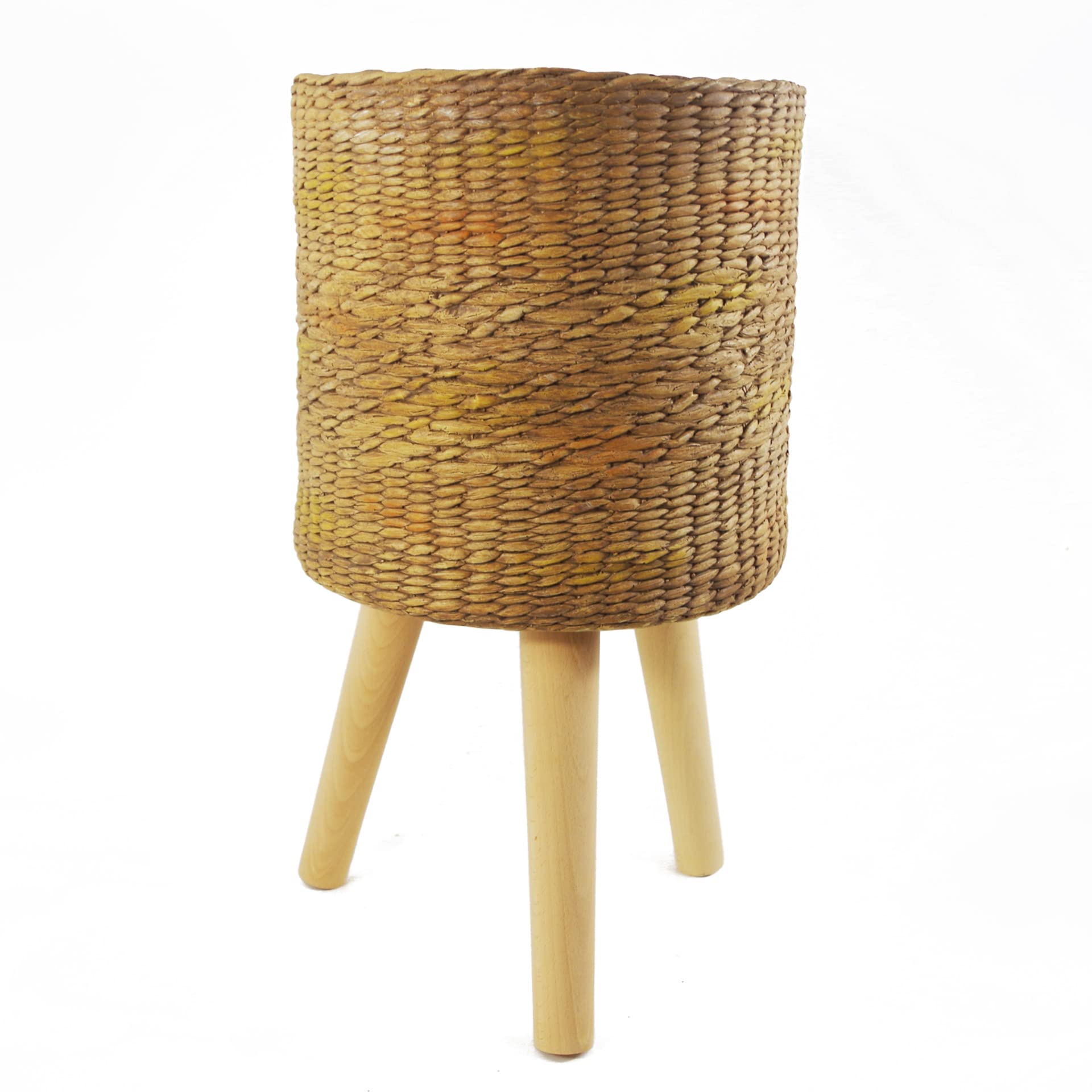 Rattan Planter Plant Pot 54 x 30cm Modern Indoor Home Decor Premium UK