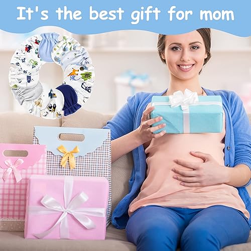 Miniatura 6 de Geyoga 24 pares de manoplas para bebé recién nacido sin rasguños, manoplas suaves elásticas para bebés de 0 a 6 meses, para niño o niña